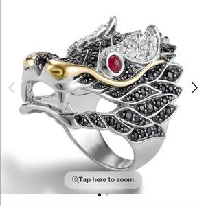 John Hardy Naga Lava Dragon Ring